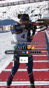 😮‍💨🥇🇫🇷 Julia Simon once again demonstrates her exceptional class today - the now 3x Olympic Champion brings home the Women Relay with one of her trademark rapid-fire standing shootings! | Biathlonworld