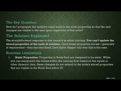 How to Properly Handle Node Properties in Node-Red