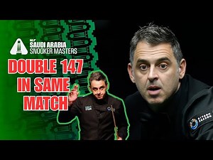 DOUBLE 147! Ronnie O’Sullivan’s Unreal Maximum Magic | Saudi Masters 2025