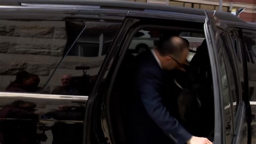 New video from our crews: Milwaukee County Judge Hannah Dugan and her attorney leaving the federal courthouse in Milwaukee and not commenting. The FBI arrested her at the MKE Co Courthouse this morning. She's charged with 2 felonies for obstructing an ICE arrest last week | Matt Smith