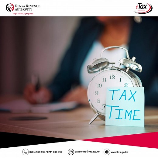 Don’t forget to file and pay your Value Added Tax, Turnover Tax, Monthly Rental Income Tax, Digital Service Tax & Value Added Tax on Digital Marketplace Supply today. Get started via iTax; https://itax.kra.go.ke/KRA-Portal/ #ComplianceReminder | Kenya Revenue Authority