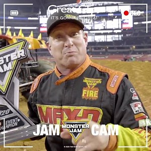 WOW! 🔥 Tom Meents takes Max D to both event wins here in Arlington! 🏆 🎥: Jam Cam presented by Great Clips | Monster Jam