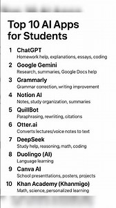 Top 10 AI Apps for Students (Ranked)