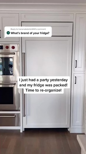 Organizing my Sub Zero Refrigerator Tour