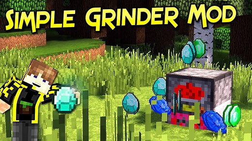 Simple Grinder Mod Para Minecraft 1.21.4, 1.20.6, 1.19.4, 1.18.2, 1.17.1, 1.16.5, 1.14.4, 1.13.2, 1.12.2, 1.11.2, 1.10.2, 1.9.4, 1.8.9, 1.7.10 - ZonaCraft