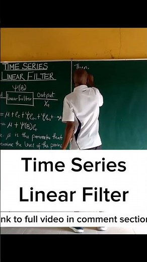 Linear Filter Time Series: Time Series Analysis #timeseries #descriptivestatistics
