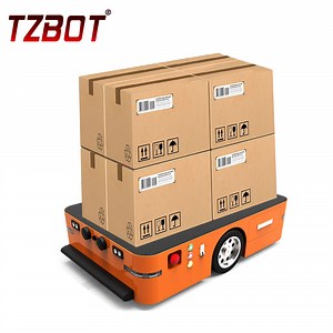 [Hot Item] Tzbot Multifunctional Automatic Guide Vehicle Transfer Trolley Agv Robot