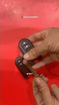 How to replace the Toyota Rush and Wigo key fob battery #keyfob #car #quangninh