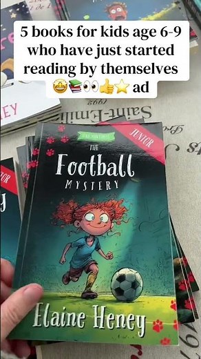 5 books for kids age 6-9 who have just started reading by themselves 🤩📚👀👍⭐️ ad
