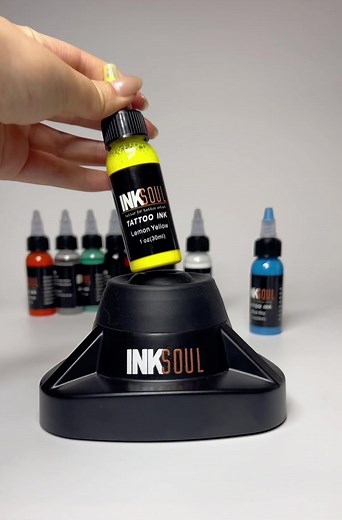 Amazing Colors Combination Mixing！💛 💗 . . i n k s o u l . #tattoo #tattoos #tattooart #tattooartist #tattoolearning #color #colormixing #paintmixing #inkshaker #inksoultattoosupply #inksoulsupply #inksoulsupply.com