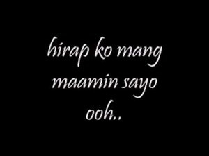 Nabihag mo curse one Karaoke