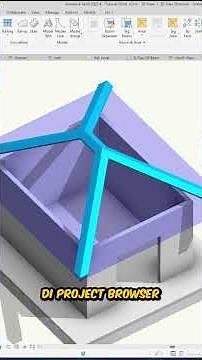 #tutorial #revit #shorts 10 | How to Make Corrugated Roof Finishing in Revit 2025