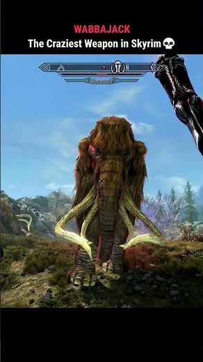 The Craziest Weapon in Skyrim 💀 #skyrim