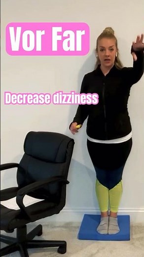 Advanced vestibular rehabilitation exercise: VOR X 1