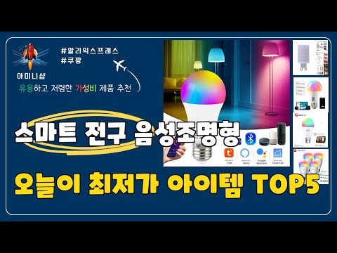 광군제 오늘이 최저가 스마트 전구 음성조명형 추천 Top5
