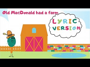 Old Macdonald WITH LYRICS for World Nursery Rhyme Week