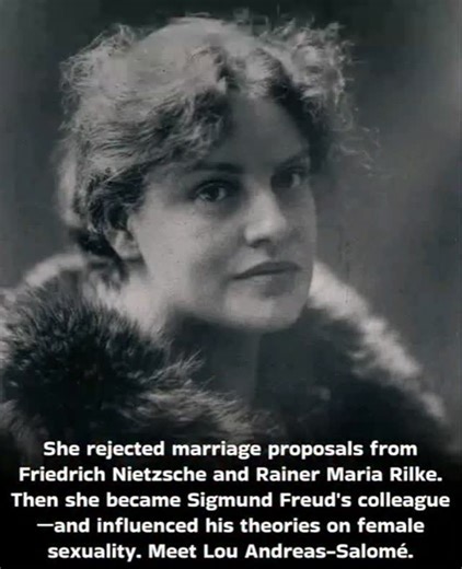 Past Whisper on Instagram: "In the late 19th century, Lou Andreas-Salomé emerged as one of the most enigmatic and intellectually formidable women of her time. Born in 1861 in St. Petersburg, Russia, she defied societal expectations with her fierce independence and insatiable curiosity. Fluent in multiple languages and steeped in philosophy, theology, and literature, Lou captivated some of the greatest minds of her era. In 1882, she met Friedrich Nietzsche, who was instantly enthralled by her int