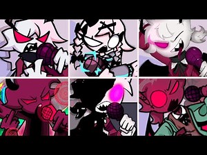 Friday Night Funkin' - Attack but everytime it's Selever turn a Different Skin Mod is used