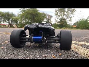 Traxxas Rustler 2wd On Slicks Drag Testing