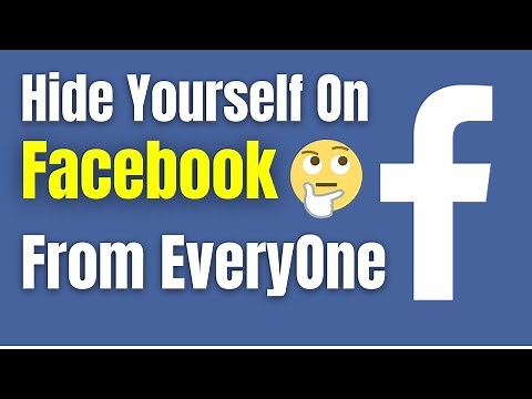 How To Hide Yourself On Facebook From Everyone | Hide Facebook Profile From Public (Really Easy)