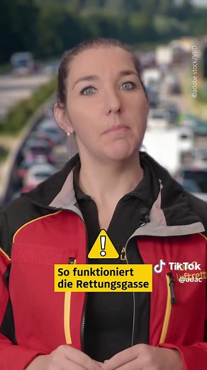 Rettungsgasse richtig bilden: So geht's!