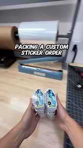 114K views · 42 reactions | Packing a custom sticker order Size 3”x4” #packingorders #smallbusiness #pov #behindthescenes | AADesigns.co | Facebook