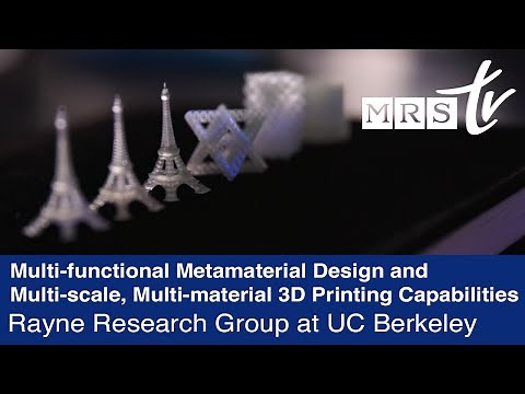 Multi-functional Metamaterial Design & Multi-scale, Multi-material 3D Printing at UC Berkeley
