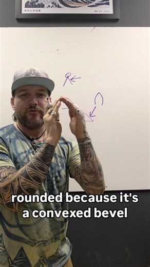 Video 2: Bevel Types Explained Flat bevel vs convex bevel isn’t preference. It’s physics. A flat bevel concentrates force. A convex bevel distributes it. That difference decides edge life, stability, and failure. Plenum matters. Space behind the edge matters. Steel needs room to move under load. If your edge is sharp but doesn’t last, this is why. This is bevel geometry — not tricks, not hype. Next video: where sharpening (and sharpeners) actually go wrong. Bevel series: Video 1 - Bevel Explaine