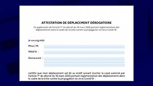 Coronavirus: que faire si vous ne pouvez pas imprimer l'attestation pour sortir durant le confinement?