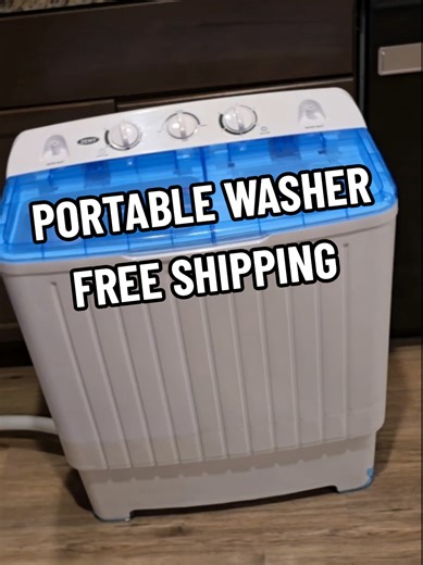 ​The ultimate compact laundry solution! This SUPERDEAL 2IN1 Semi-automatic Mini Compact Twin Tub Portable Washer handles up to 17.6 lbs of laundry. Perfect for apartments, dorms, RVs, and small loads, it washes and spin-dries in one space-saving design. Get fresh laundry without the laundromat hassle, and enjoy FREE SHIPPING!! @SuperDealUsa ​#LaundryHack ​#SmallApartmentLiving ​#HomeEssentials ​#DeepClean ​#MustHaveProducts