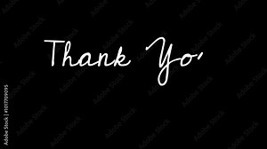 Thank you for your attention text animation suitable for presentations, social media posts, thank you notes and thanking audiences