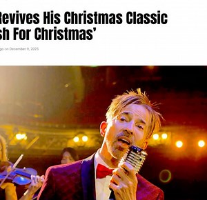 Full interview via linktr.ee or search WeSpeakMedia.Com 😊 🎄 ☃️ 🎁 https://wespeakmedia2.com/limahl-revives-his-christmas-classic-one-wish-for-christmas/ | Limahl