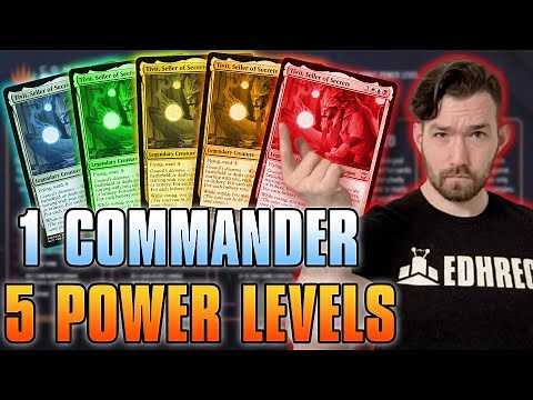 1 Commander, 5 Power Levels | What Each Bracket REALLY Looks Like | Commander | Magic the Gathering