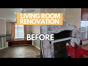 1940s Living Room Renovation Before + Design Plans