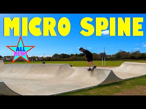UK Skatepark Tour - Madron Skatepark- Micro Spine Ramp