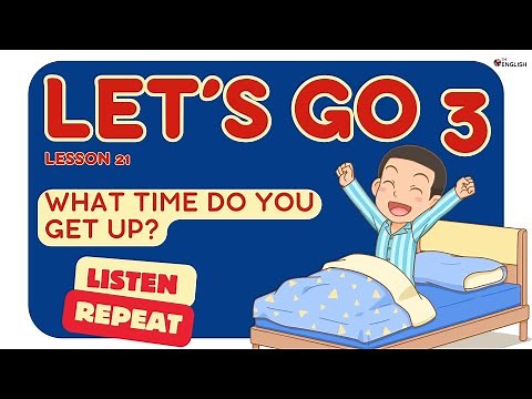 Level 3 Lesson 21 ⏰ WHAT TIME DO YOU ...❓⏰ | Elementary Kids English ESL Vocabulary & Grammar