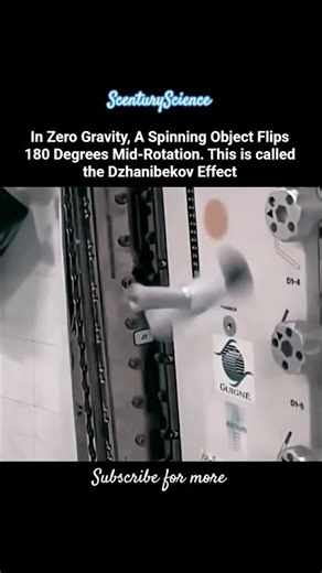 This is called the Dzhanibekov Effect. #science #space #physics #zerogravity