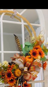 14K views · 112 reactions | Let’s create a pretty wreath using a Dollar Tree hula hoop, florals for any season and a bow! Happy crafting! ✨ | Olivia's Romantic Home DIY | Facebook