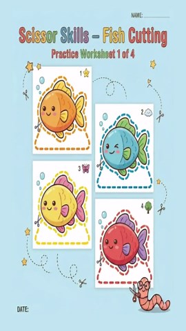 Cutting Practice Worksheets Bundle for Kids | Scissor Skills Printable | Shapes Animals Objects Seasons | Preschool Fine Motor Activity PDF - Etsy