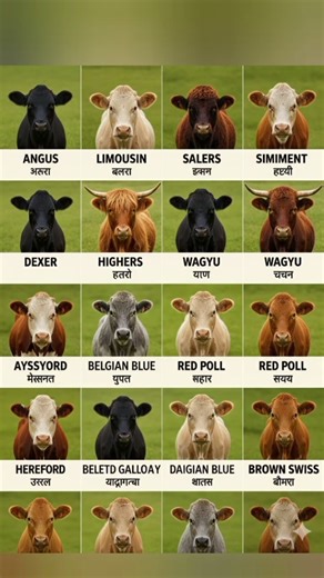 20 Different Types Of Cattle Breeds Collection With Pictures