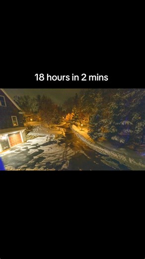 Timelapse of Winter Storm Hernando's Blizzard Accumulation