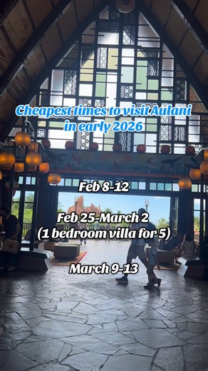 Can’t think of a better gift than a trip to Aulani. Here are some of the most affordable times to visit with the 25% off Winter Promo. Message me for pricing #aulani #koolina | Wondermakers Travel- Janelle Diluzio