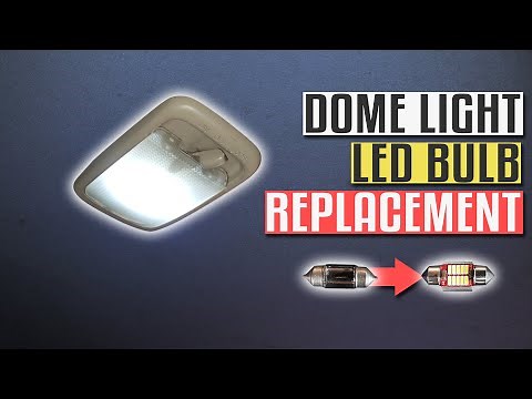 DIY Dome Light Bulb Replacement to LED | Toyota Innova