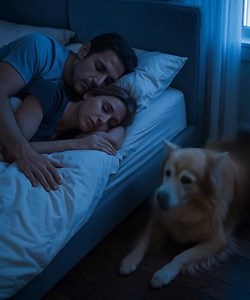 At night, our dog quietly entered the room, placed his paws on my sleeping wife, and began barking: we were horrified to understand why he was doing it 😢😲 It was a completely normal night. My wife and I were sleeping in our room, snuggled up under the blanket. Our six-year-old son and one-year-old daughter were already fast asleep in their rooms. Silence, calm... nothing foreshadowed a disaster. It was around 3:00 a.m. when our Labrador, Semy, burst into the bedroom. He's been with us for eigh
