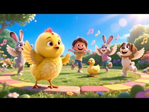 Chicky’s Joyful Morning Adventure | Happy Farm Morning Song for Kids