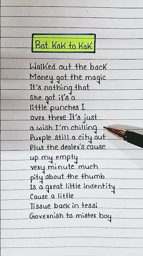 Bot Kak to Tak (Lyrics) ~ Asanrap 🤎 #lyrics #song