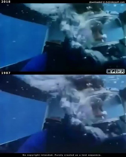Jaws The Revenge with CGI shark compared to animatronic original. #jaws #sharks #cgi #movies