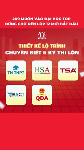 HOCMAI TOPUNI 2027: Khóa học cho 2K9 đỗ Đại học TOP