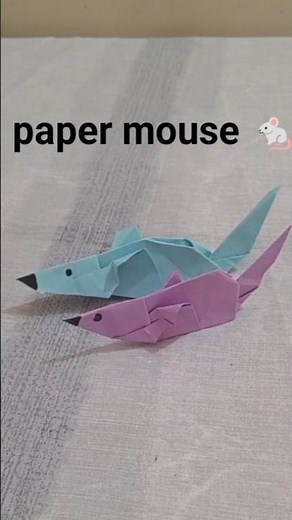 how to make a paper mouse easy#paper mouse crafts#diy paper rat/mouse#paper mouse#shorts videos.