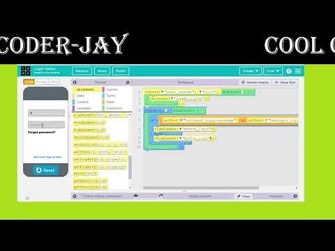 Log in and Sign up system on code.org